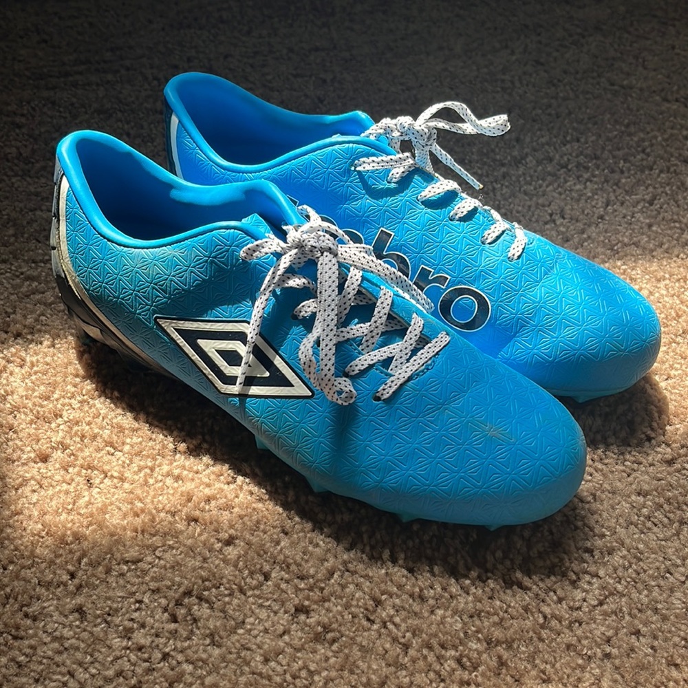 Blue Umbro Cleats